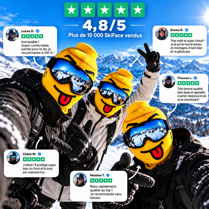 SkiFace™ – Le masque de ski qui ne passe pas inaperçu
