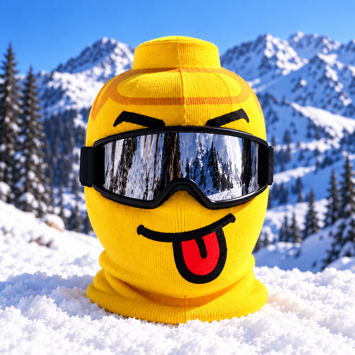 SkiFace™ – Le masque de ski qui ne passe pas inaperçu