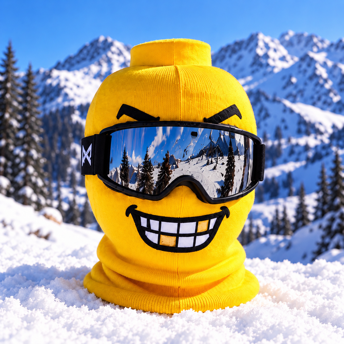 SkiFace™ – Le masque de ski qui ne passe pas inaperçu